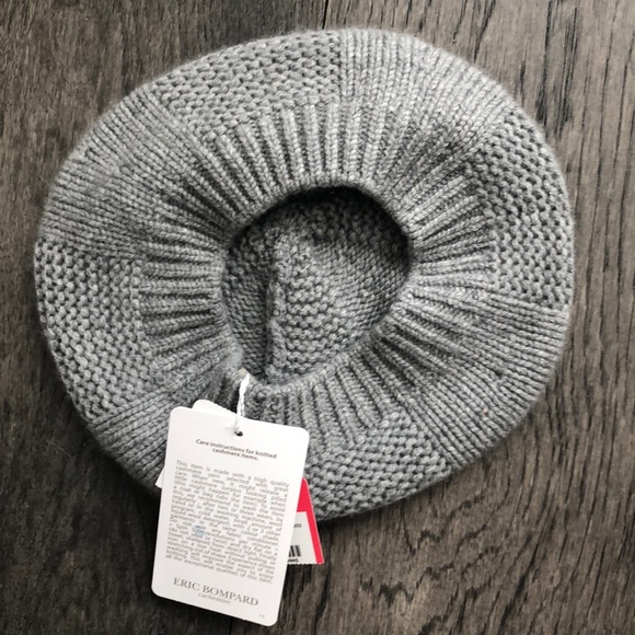 Eric Bompard Gray Cachemire Beret - Picture 4 of 8